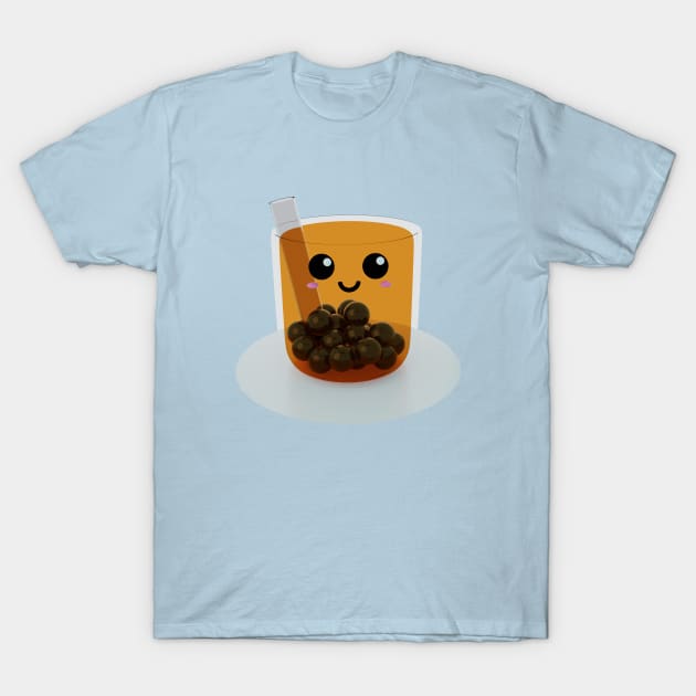 Cute Bubble Tea T-Shirt by Pakanese_Art